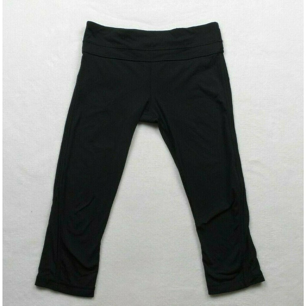 Lululemon Cropped Leggings Mesh 6 Yoga Athleisure